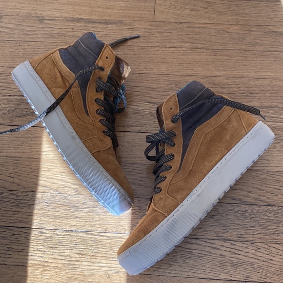 VANS Off The Wall SK8-Hi Suede High top brown Men's 6.5 Women’s 8 , No box - Picture 3 of 7